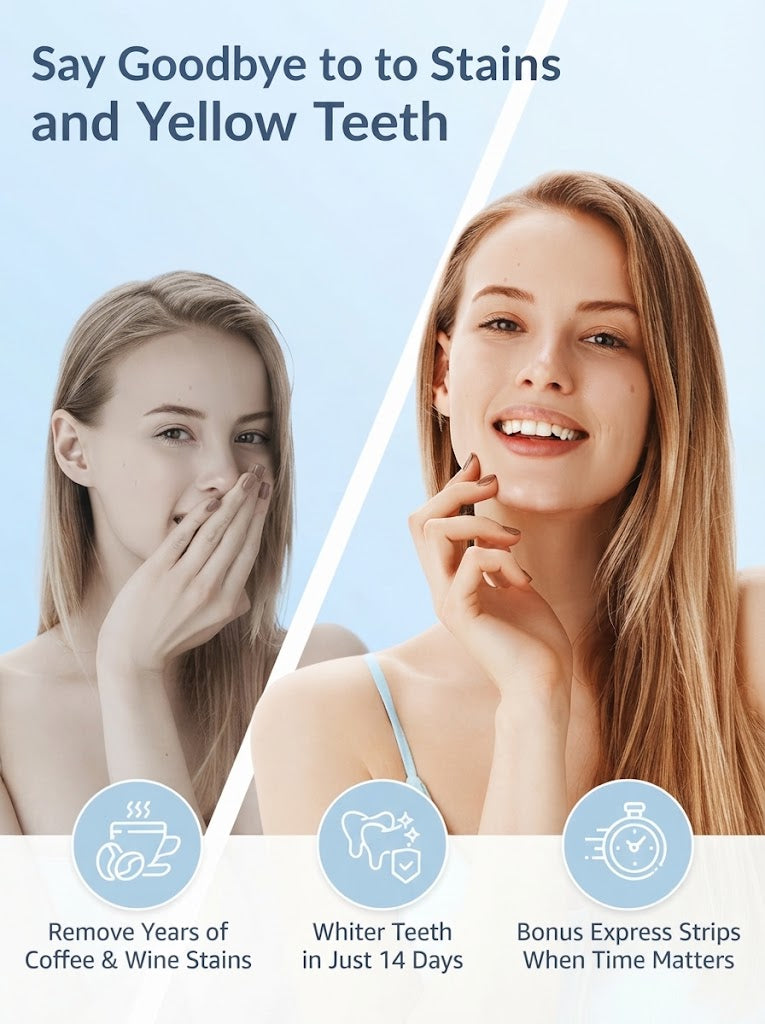 Say Goodbye to Stains & Yellow Teeth